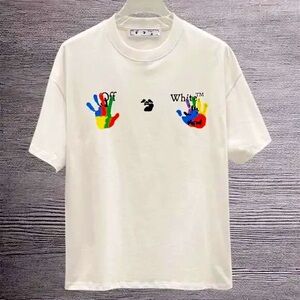 Off-White Men's White Short Sleeve T-Shirt